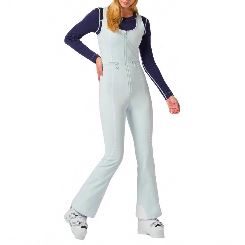 NEW JORDE reese softshell bib pant in ice